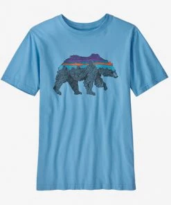Patagonia Boys' Regenerative Organic Certification Cotton Graphic T-Shirt - Spring 2022