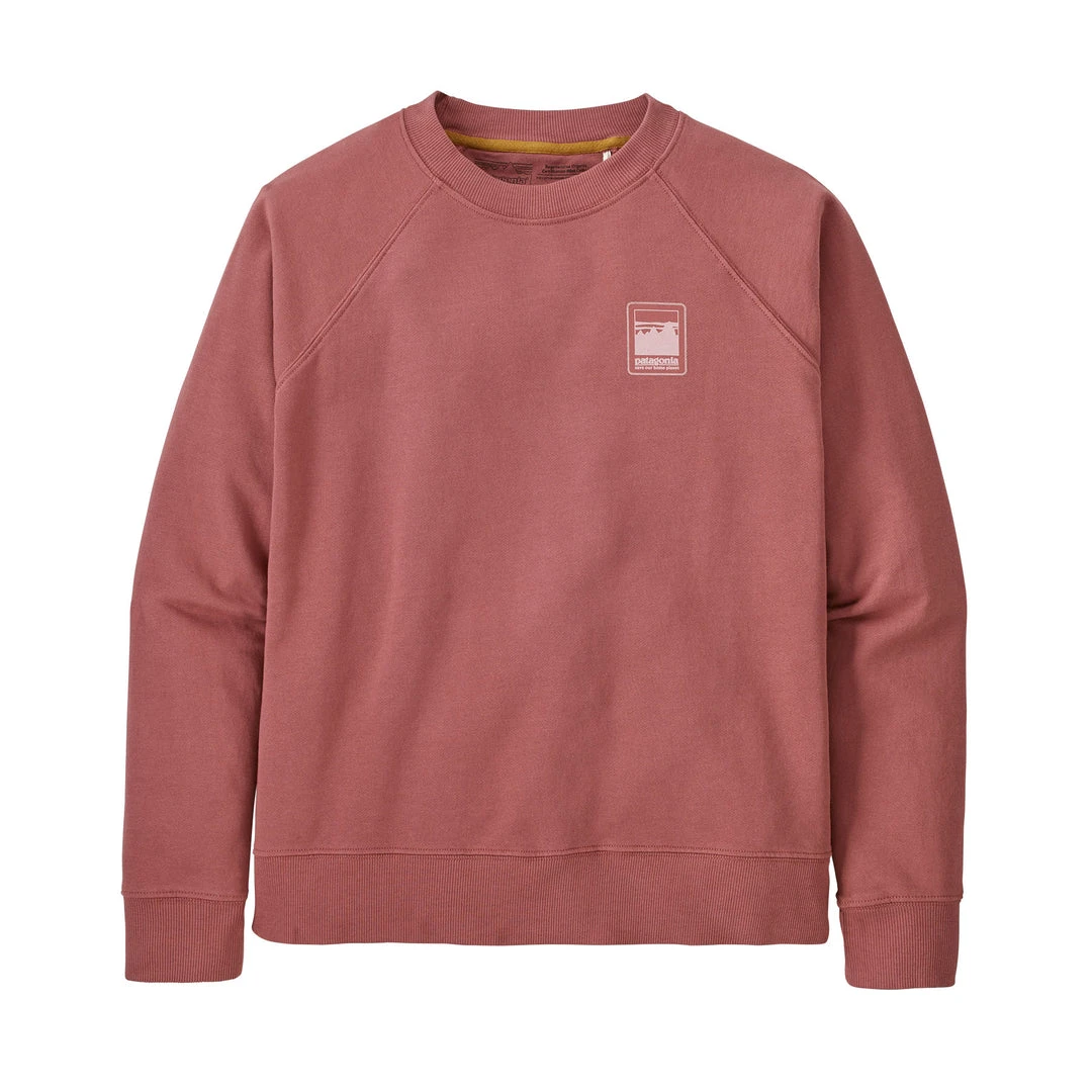 Patagonia Women's Alpine Icon Regenerative Organic Cotton Crew Sweatshirt - Fall 2021 3 Patagonia Women's Alpine Icon Regenerative Organic Cotton Crew Sweatshirt - Fall 2021