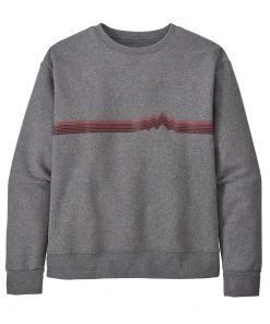 Patagonia Women's Ridge Rise Stripe Uprisal Crew Sweatshirt - Fall 2021